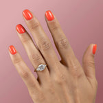 Load image into Gallery viewer, Cushion Cluster Engagement Ring