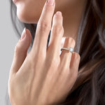 Load image into Gallery viewer, Halo Style Moissanite Ring