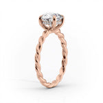 Load image into Gallery viewer, 2 CT Round Cut Classic Solitaire Moissanite Diamond Ring