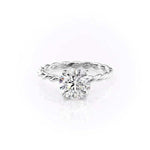 Load image into Gallery viewer, 2 CT Round Cut Classic Solitaire Moissanite Diamond Ring