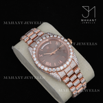 Load image into Gallery viewer, Moissanite Fully Iced Out Hip Hop Men's Watch Stainless Steel