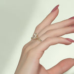 Load image into Gallery viewer, 1.50 CT Elongated Cushion Cut Solitaire Moissanite Diamond Engagement Ring