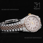 Load image into Gallery viewer, Date Just Automatic Movement Moissanite Diamond Dial Hip Hop Watch
