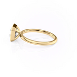Load image into Gallery viewer, Bezel Set Square Engagement Ring