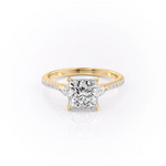 Load image into Gallery viewer, Princess Diamond Engagement Ring