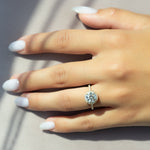 Load image into Gallery viewer, Halo Engagement Ring