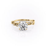 Load image into Gallery viewer, Leaf Design Engagement Ring