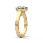 Load image into Gallery viewer, Cigar Band Engagement Ring