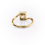 Load image into Gallery viewer, 1.0CT Princess Diamond Moissanite Bypass Engagement Ring