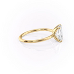 Load image into Gallery viewer, 1.50 CT Emerald Cut Cluster Moissanite Diamond Solitaire Engagement Ring