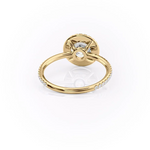 Load image into Gallery viewer, 1.0CT Round Diamond Moissanite Halo Engagement Ring