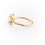 Load image into Gallery viewer, 1.50 CT Asscher Cut Infinity Moissanite Diamond Engagement Ring