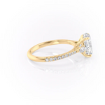 Load image into Gallery viewer, 1.50 CT Oval Cut Three Stone Moissanite Diamond Engagement Ring