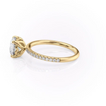 Load image into Gallery viewer, 1.0 CT Round Diamond Lab Grown Pave Engagement Ring