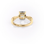 Load image into Gallery viewer, 1.50 CT Asscher Cut Infinity Moissanite Diamond Engagement Ring
