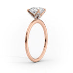 Load image into Gallery viewer, 2.5 CT Marquise Cut Moissanite 4 Prong Solitaire Engagement Ring