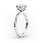 Load image into Gallery viewer, 3 CT Marquise Lab Grown Halo Engagement Ring
