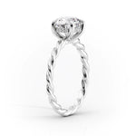 Load image into Gallery viewer, 3 CT Marquise Cut Moissanite Twisted Engagement Ring For Her