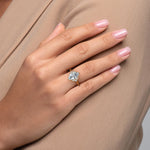 Load image into Gallery viewer, 1.00 CT Marquise Cut Moissanite Engagement Ring For Woman