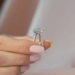 Load image into Gallery viewer, 1 CT Marquise Moissanite Solitaire Ring