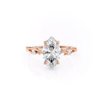 Load image into Gallery viewer, 2.00 CT Marquise Cut Moissanite Engagement Ring For Her