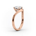 Load image into Gallery viewer, 1.00 CT Marquise Cut Moissanite Solitaire Engagement Ring For Her