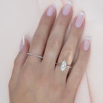 Load image into Gallery viewer, 1 CT Marquise Moissanite Solitaire Ring
