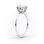 Load image into Gallery viewer, 2.5 CT Oval Cut Pave Ashley Moissanite Diamond Ring