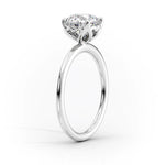 Load image into Gallery viewer, 2 CT Round Cut Unique Pave Setting Moissanite Solitaire Diamond Ring