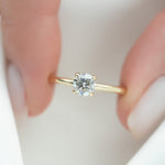 Load image into Gallery viewer, 2 CT Round Cut Unique Pave Setting Moissanite Solitaire Diamond Ring