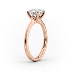 Load image into Gallery viewer, Stunning 2 CT Round Cut Moissanite Solitaire Ring in Unique Pave Setting