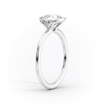 Load image into Gallery viewer, Brilliant 2 CT Round Cut Moissanite Diamond Securely Held In A Unique Bezel Setting Solitaire Ring