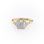 Load image into Gallery viewer, Cushion Halo Style Ring