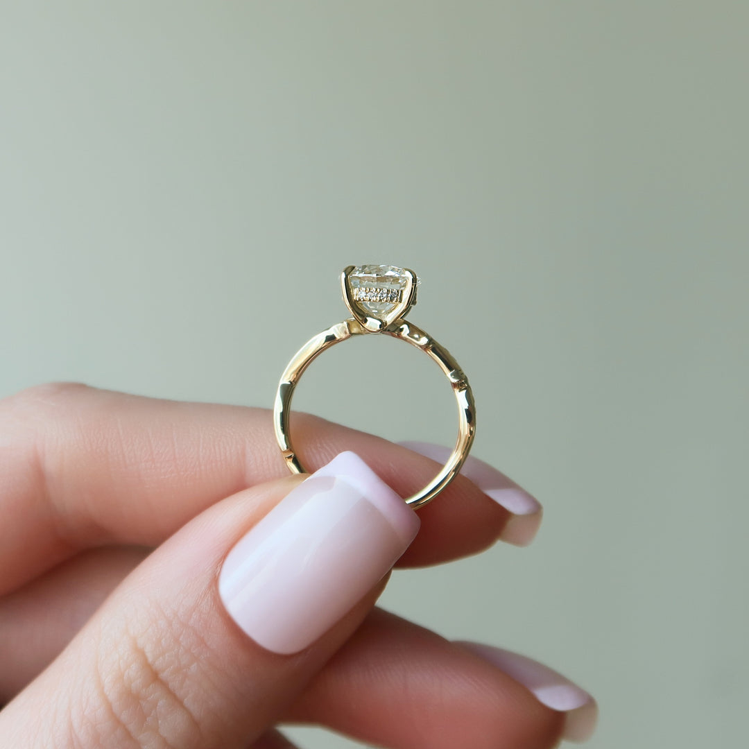 Nature Inspired Moissanite Ring