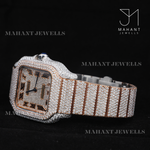 Load image into Gallery viewer, Full Body Diamond Moissanite Watch With Roman Dial