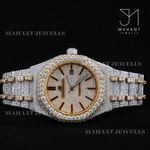 Load image into Gallery viewer, Elegant Moissanite Diamond Iced Out Watch Best for Festival Wear