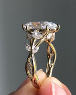 Load image into Gallery viewer, 4 CT Marquise Cut Moissanite Diamond Engagement Wedding Marquise Floral Shape Ring 6 Prong Soliter Gift For Women