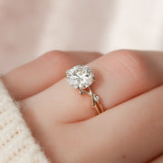 Nature Inspired Moissanite Ring