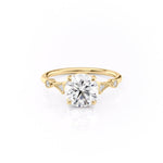 Load image into Gallery viewer, 1.0CT Round Moissanite Vintage Engagement Ring