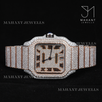 Load image into Gallery viewer, Full Body Diamond Moissanite Watch With Roman Dial