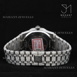 Load image into Gallery viewer, Iced Out VVS Moissanite Diamond Roman Dial Wrist Watch