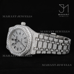 Load image into Gallery viewer, Iced Out VVS Moissanite Diamond Roman Dial Wrist Watch