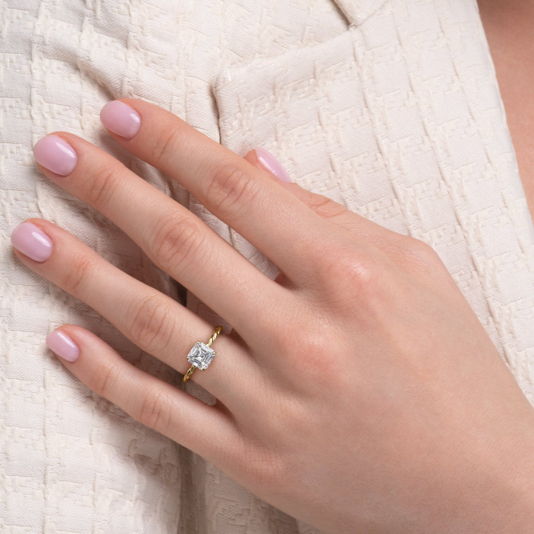 Braided Engagement Ring