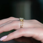 Load image into Gallery viewer, Elongated Cushion Moissanite Ring