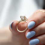 Load image into Gallery viewer, Emerald Cut Moissanite Ring