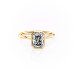 Load image into Gallery viewer, Secure Bezel Set Radiant Ring