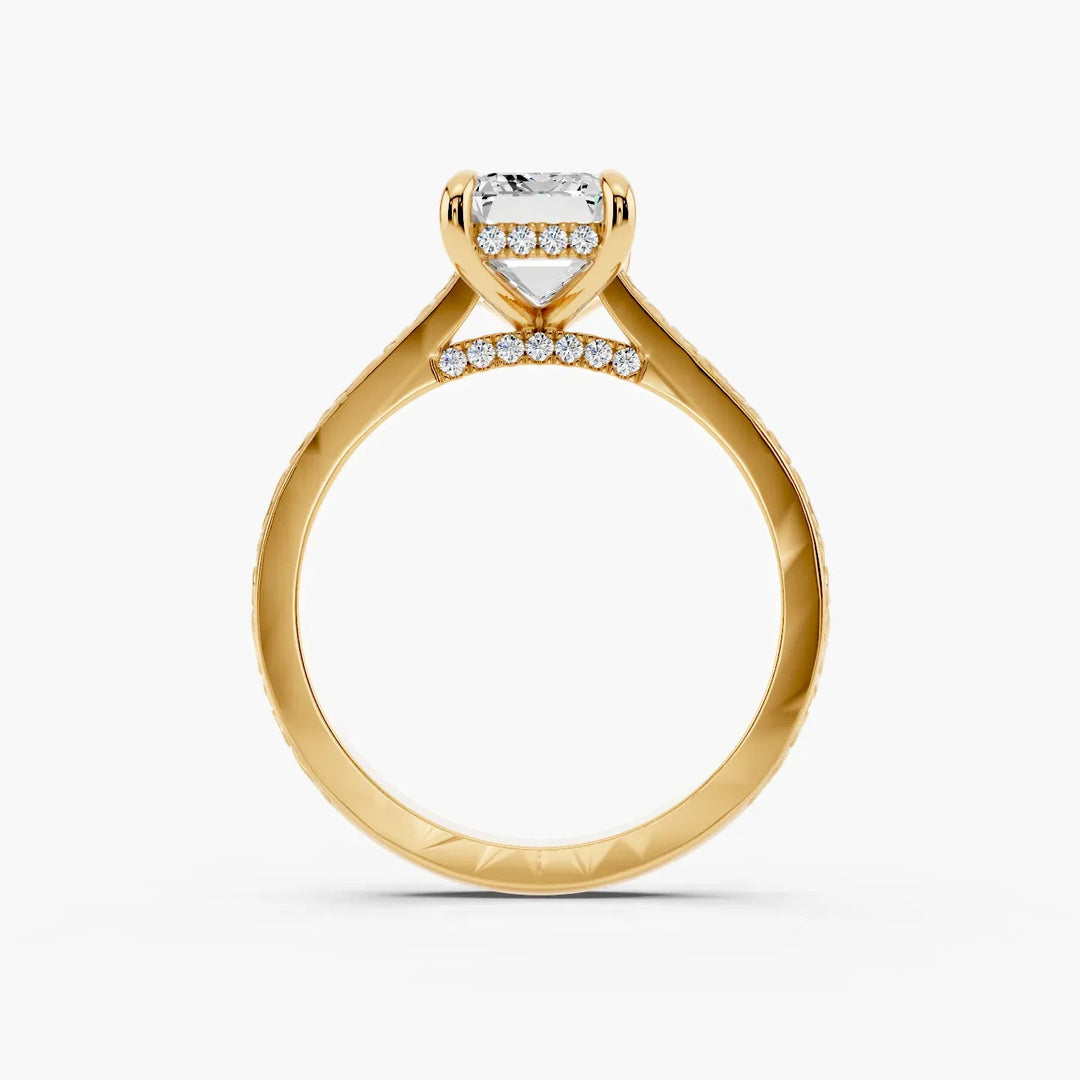 Emerald Cut Wedding Ring