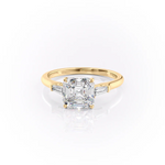 Load image into Gallery viewer, Asscher Cut Moissanite Ring
