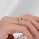 Load image into Gallery viewer, Oval Cut Moissanite Ring