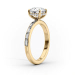 Load image into Gallery viewer, White Gold Moissanite Ring